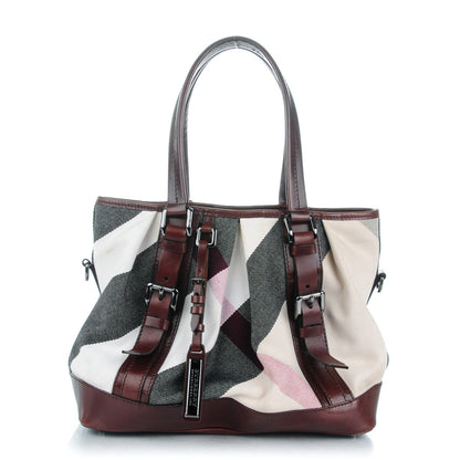 Burberry Canvas Mega Check Lowry Brown 1 of 9