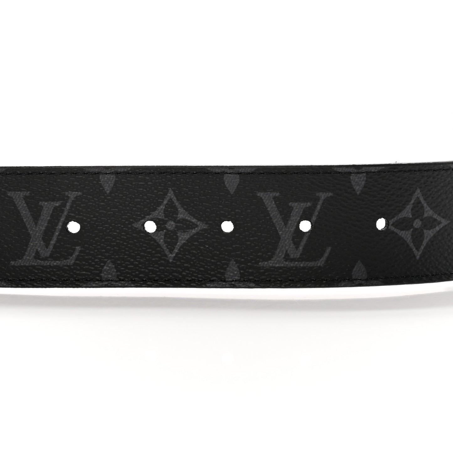 Monogram Eclipse Taigarama 40mm LV Initiales Reversible Belt 95 38 Black