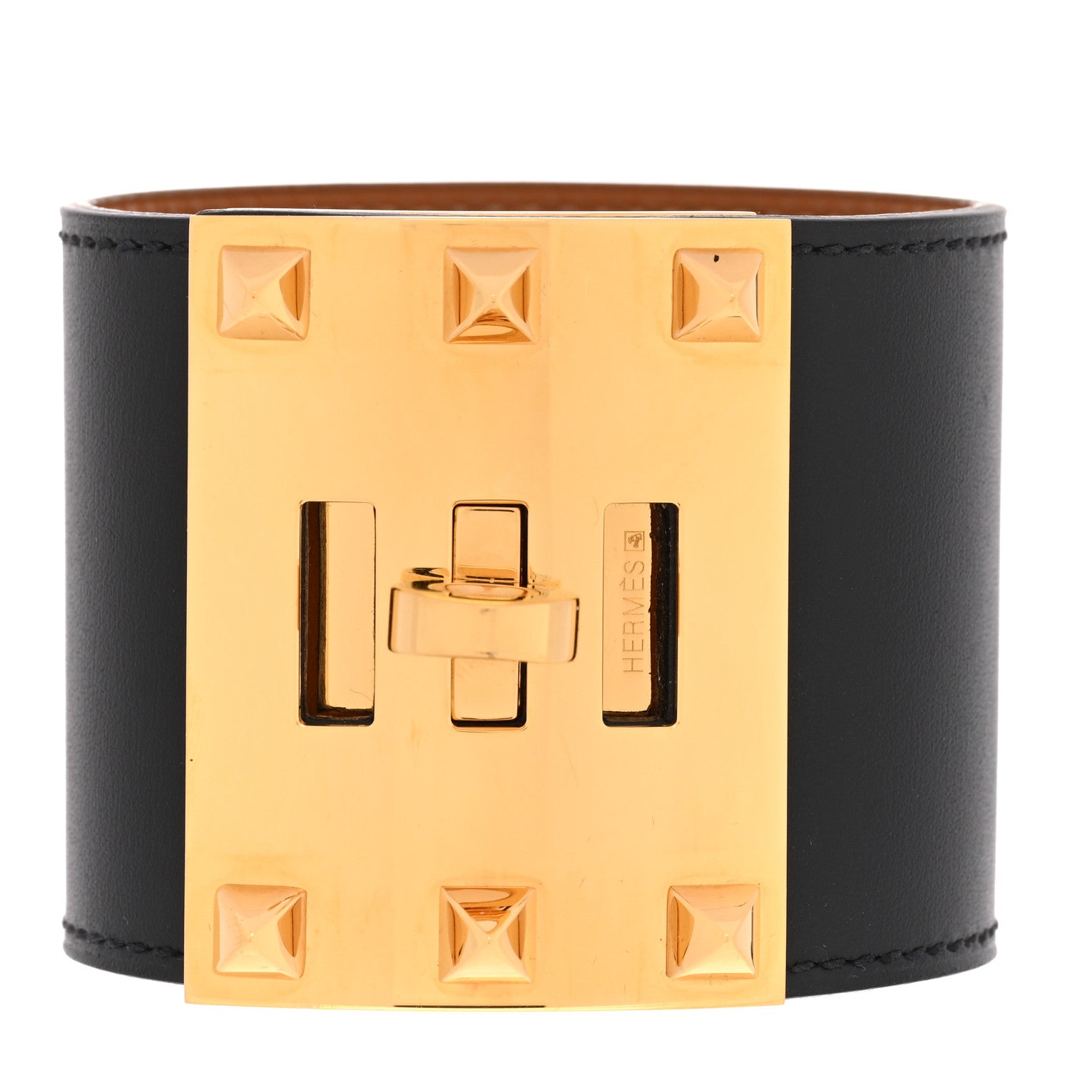 Hermes Chamonix Kelly Dog Extreme Bracelet S Black 1 of 6