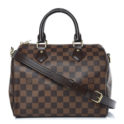 Louis Vuitton Damier Ebene Speedy Bandouliere 25 1 of 10