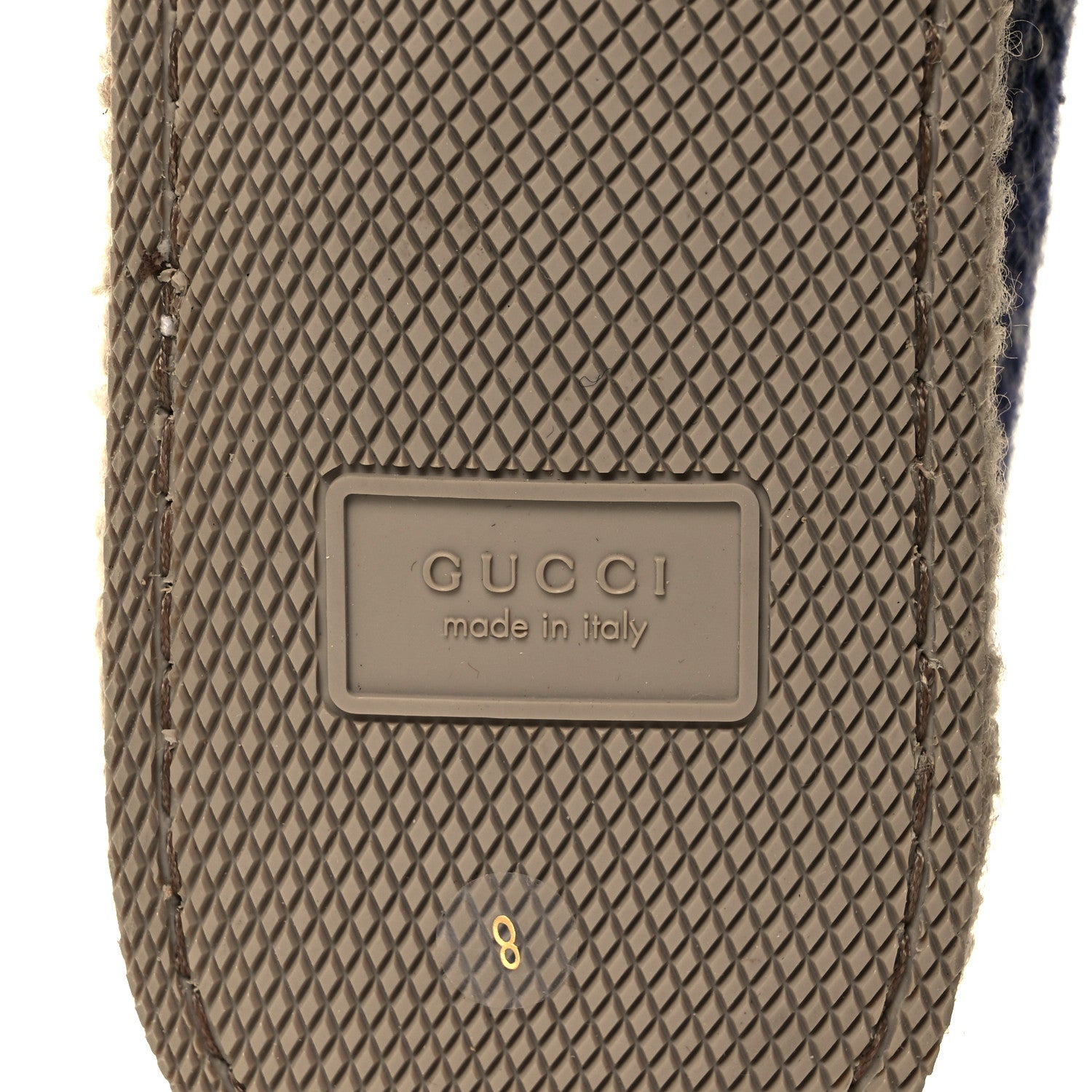 Gucci Covered Wool Herringbone Mens Fria Horsebit Loafers 8 Space Blue Oatmeal 6 of 9