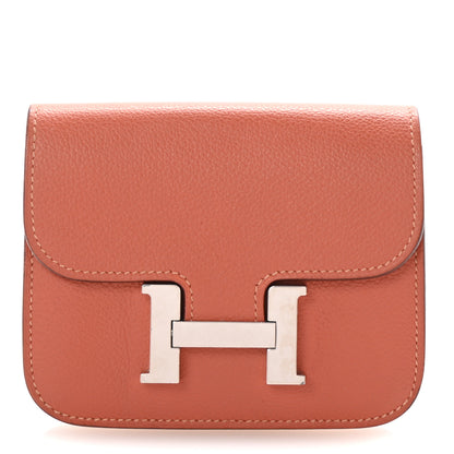 Hermes Evercolor Constance Slim Wallet Blush 1 of 8