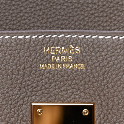 Hermes Togo Birkin 35 Etoupe 7 of 11