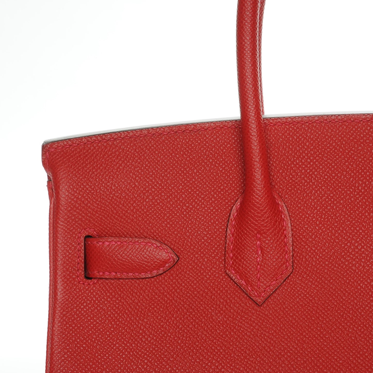 Epsom Birkin 30 Rouge Casaque