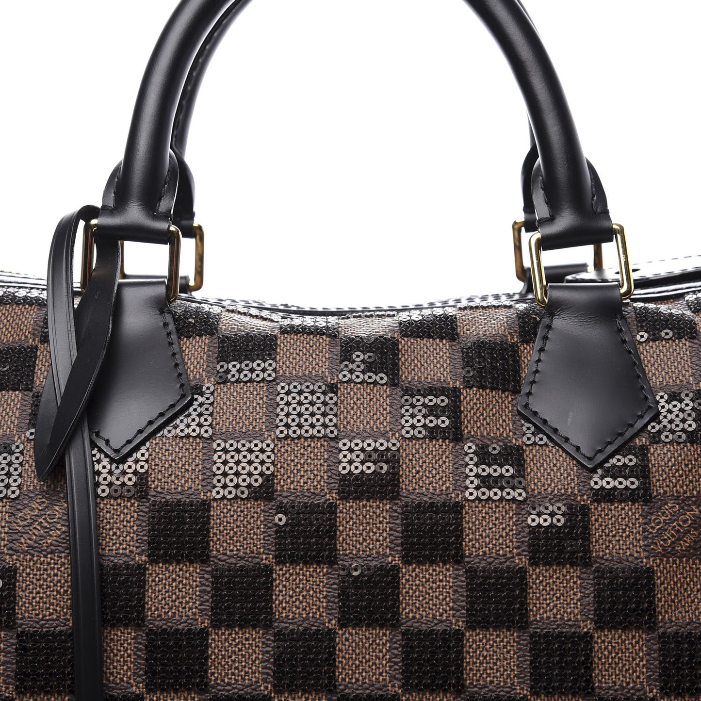 Damier Paillettes Speedy 30 Black
