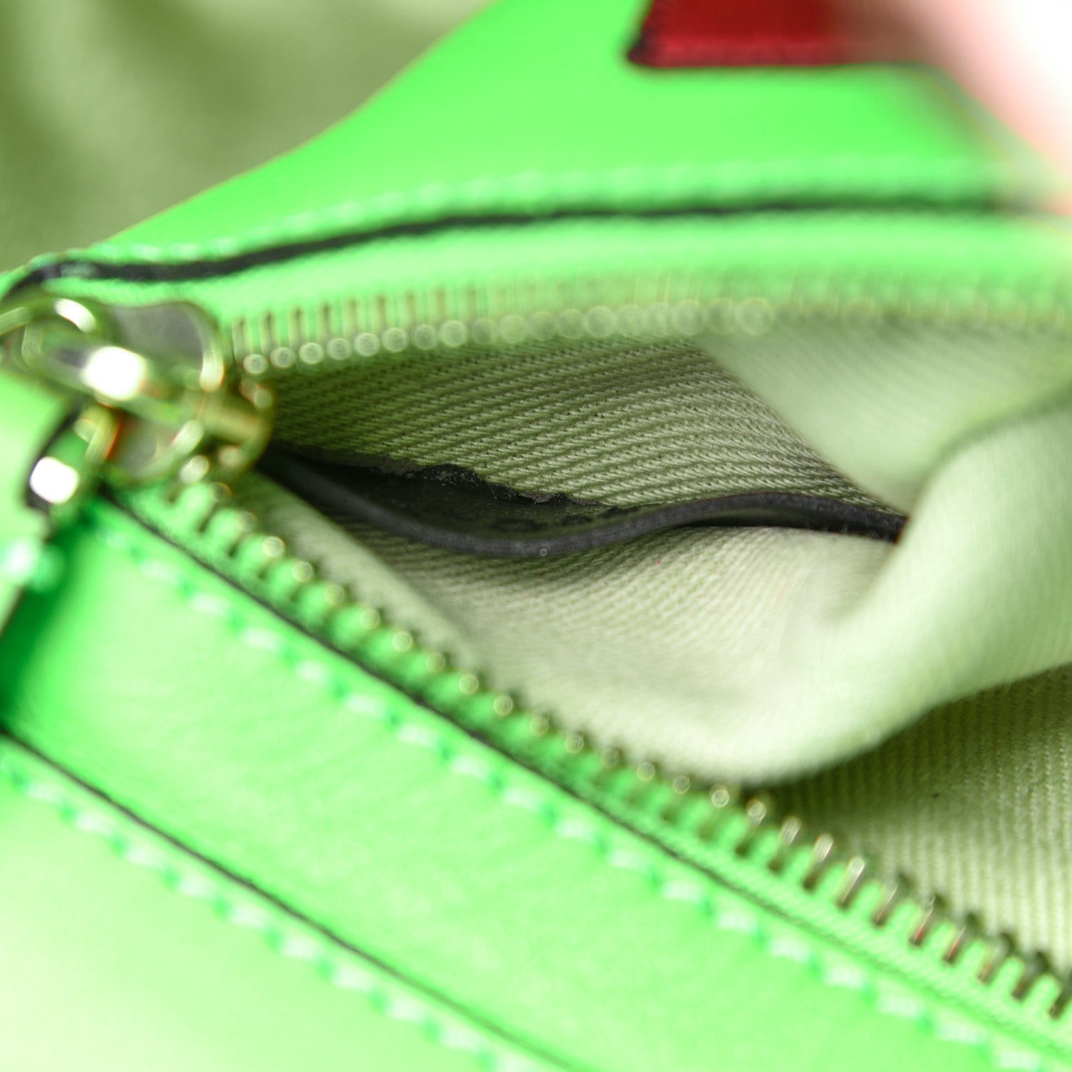 Valentino Garavani Vitello Small Rockstud Tote Green Fluo 6 of 12