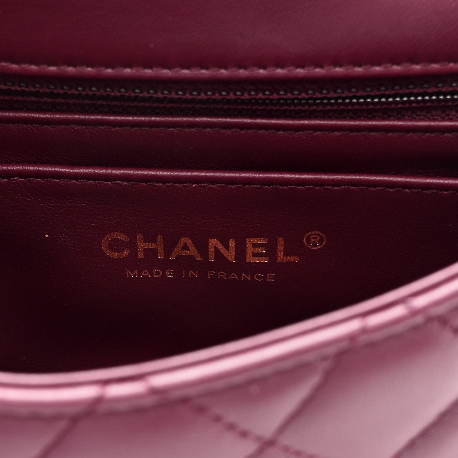 Chanel Lambskin Enamel Quilted Mini Coco Hearts Square Flap Burgundy 6 of 11