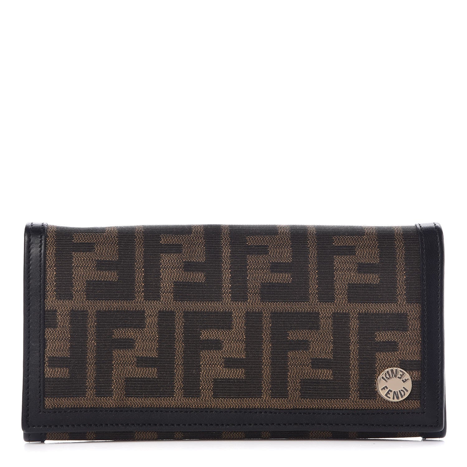 Fendi Zucca Continental Wallet Tobacco 1 of 12