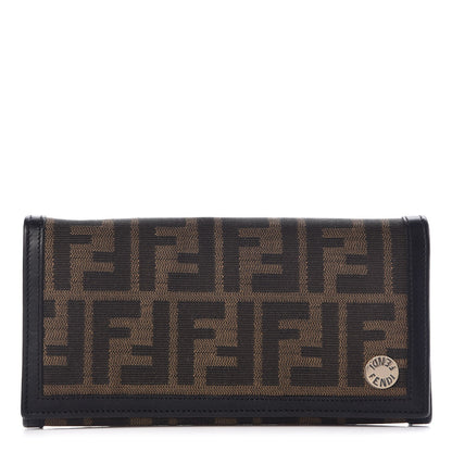Fendi Zucca Continental Wallet Tobacco 1 of 12