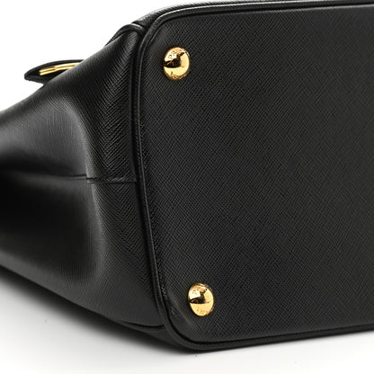 Prada Saffiano Lux Large Galleria Double Zip Tote Baltico 8 of 9