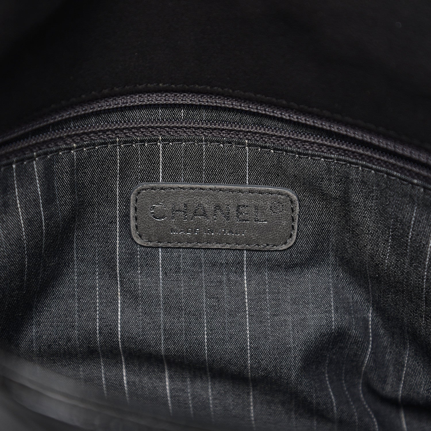 Chanel Distressed Patent Quilted Flap Bag Black 5 of 11