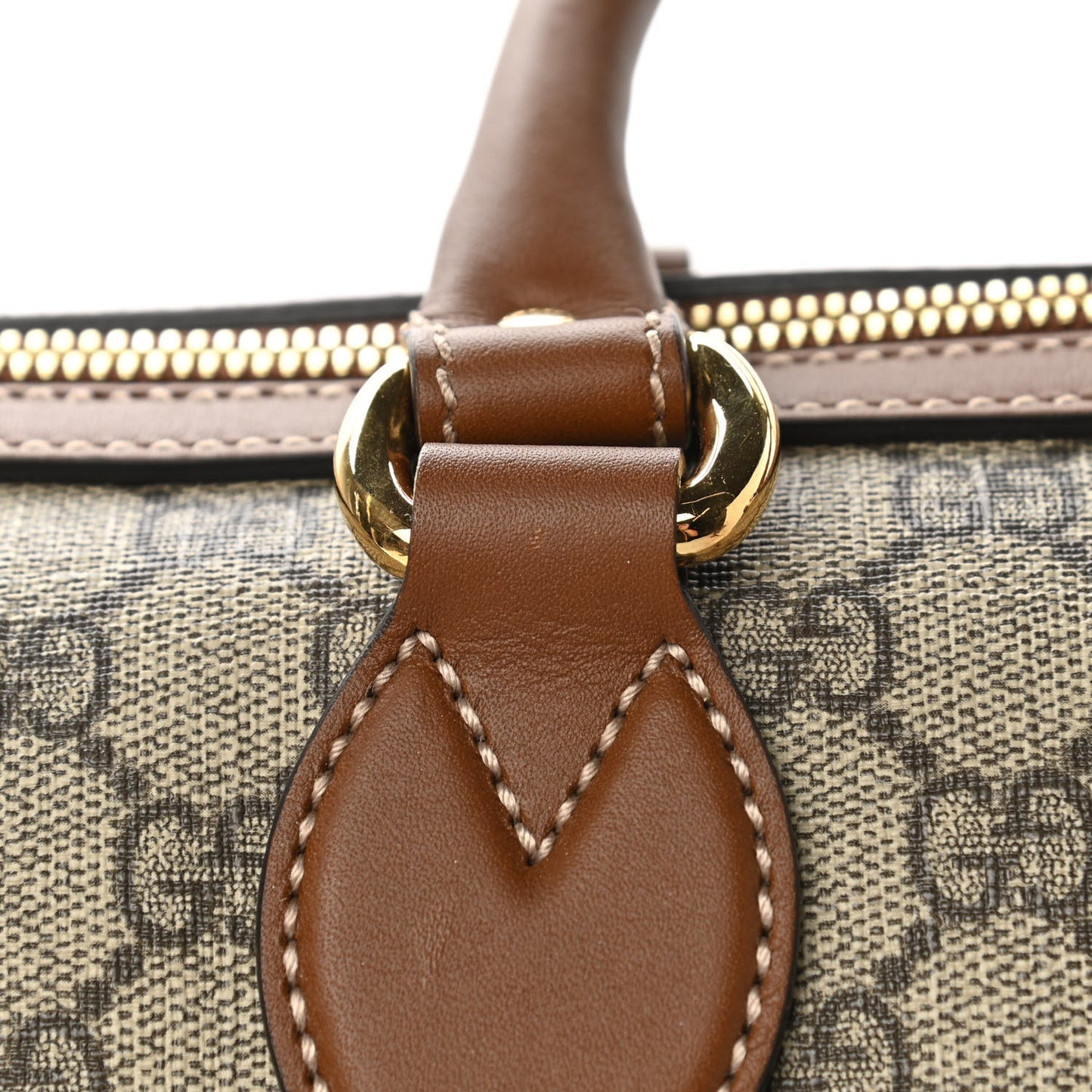 GG Supreme Monogram Garden Collection Medium Boston Beige Tuscany