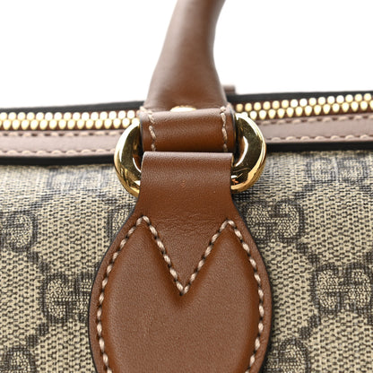 Gucci GG Supreme Monogram Garden Collection Medium Boston Beige Tuscany 12 of 12