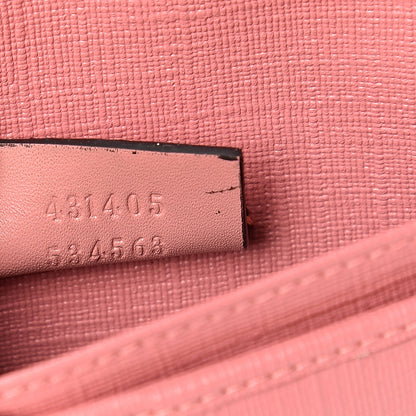 Gucci GG Supreme Monogram Embroidered Face iPhone 6 Case Wristlet Pink 6 of 8