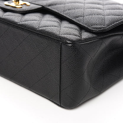 Chanel Caviar Quilted Maxi Double Flap Black 8 of 9