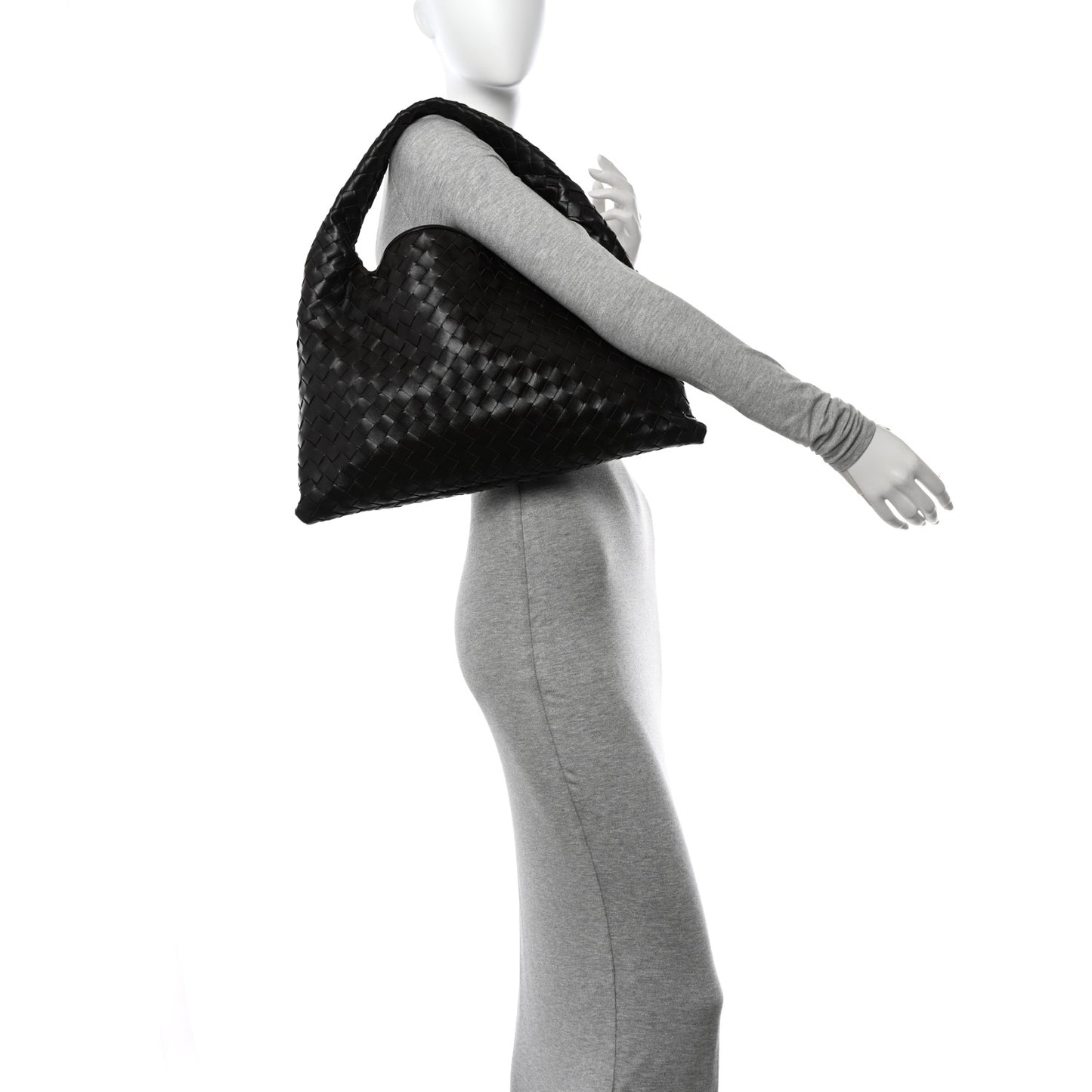 Calfskin Intrecciato Small Hop Fondant