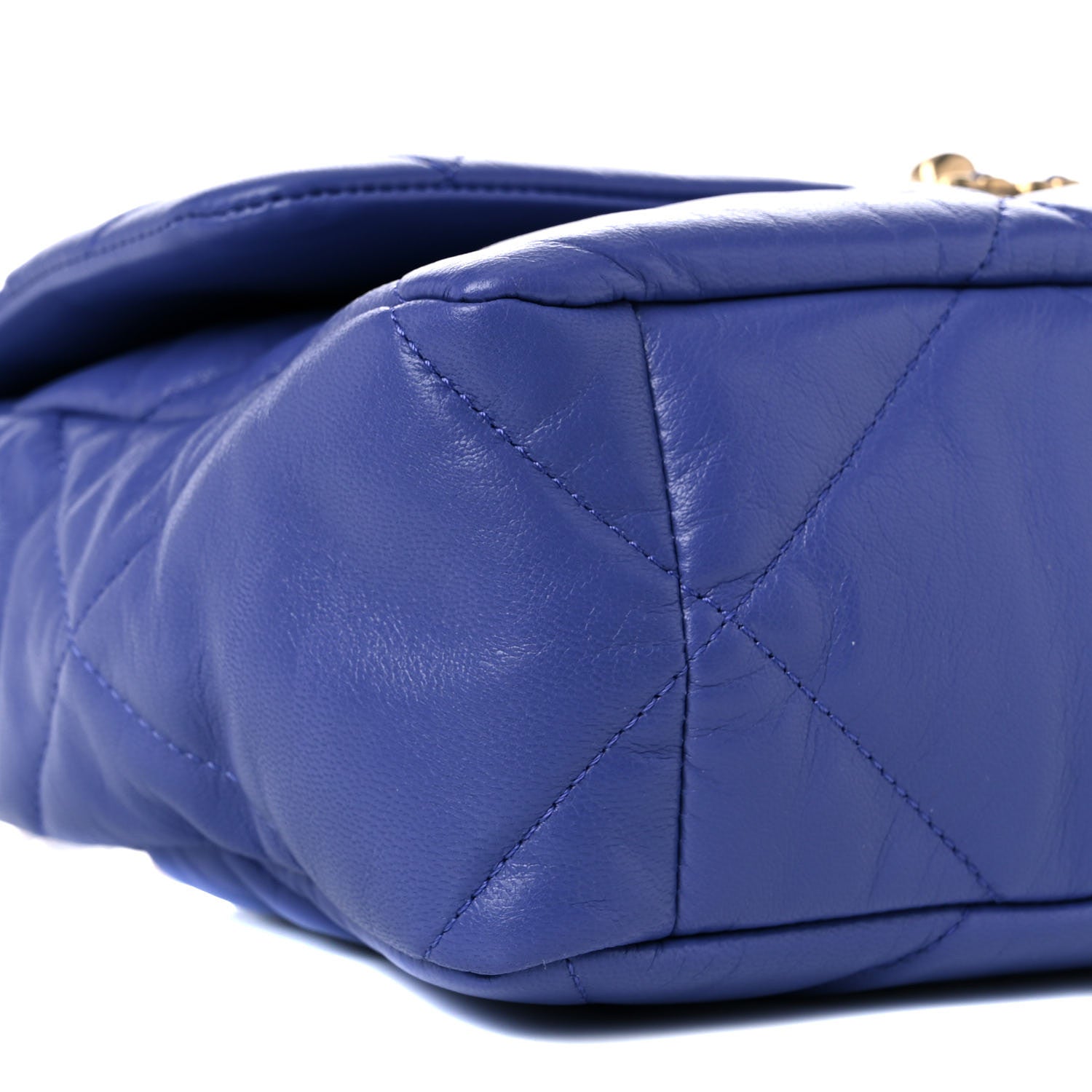 Chanel Lambskin Quilted Large Chanel 19 Flap Purple 8 of 10