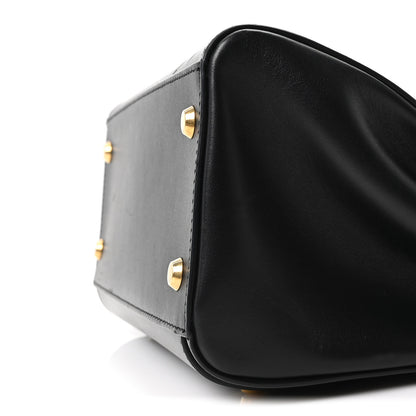 Balenciaga Shiny Box Calfskin Small Money Tote Black 8 of 8