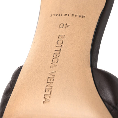 Bottega Veneta Nappa Matelasse Padded Mule Sandals 40 Chocolate Spread 8 of 11
