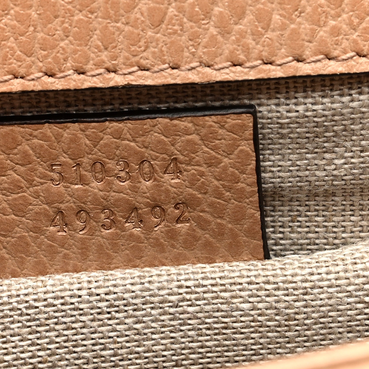 Gucci Dollar Calfskin Small Interlocking G Shoulder Bag Camelia 7 of 12