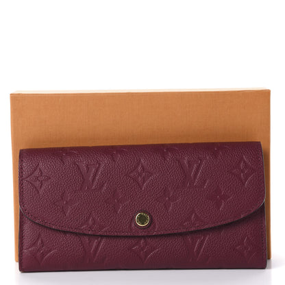 Louis Vuitton Empreinte Emilie Wallet Raisin 10 of 10