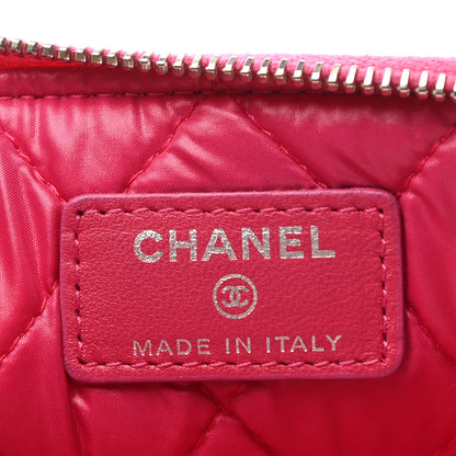 Chanel Lambskin Quilted Medium Cosmetic Case Pink 6 of 7