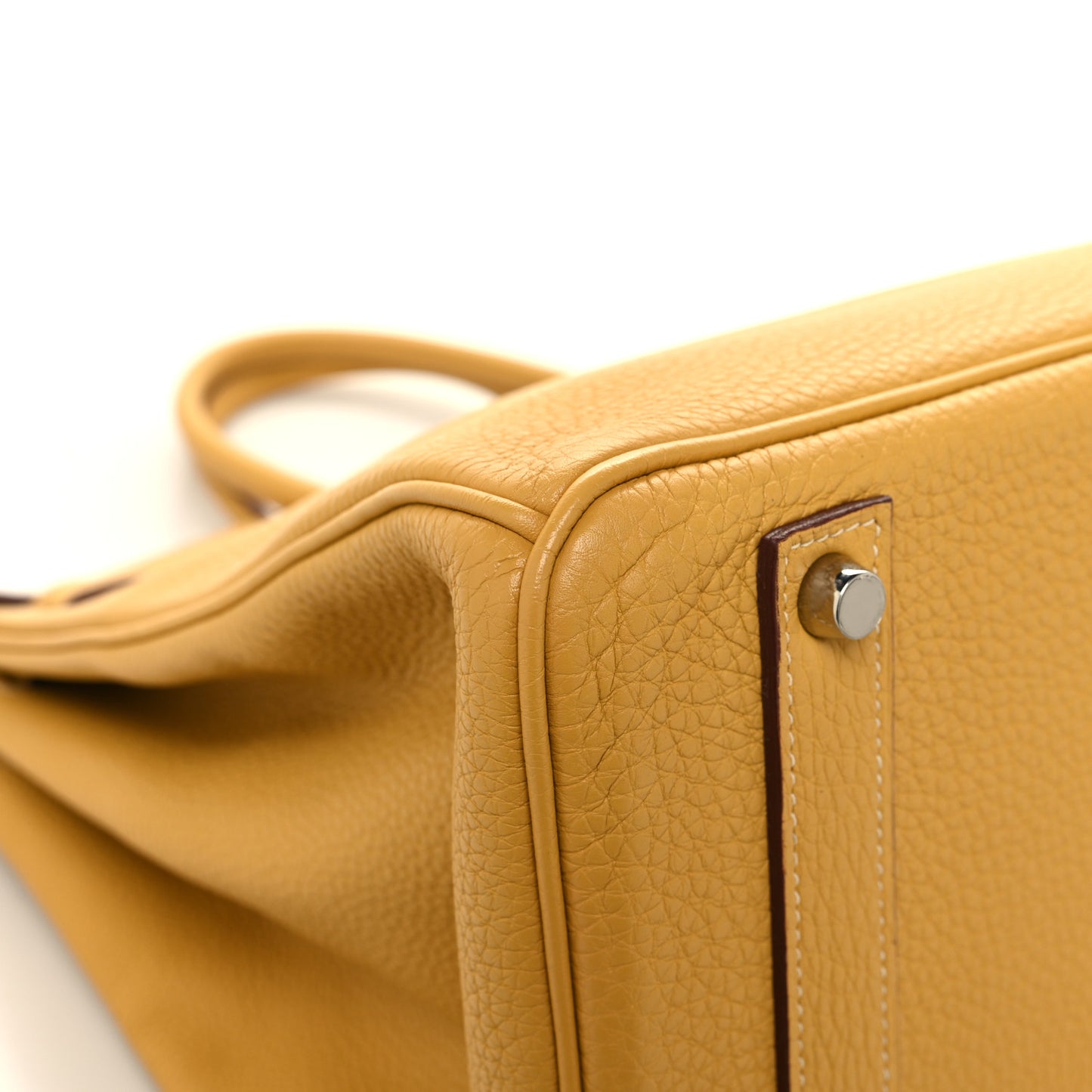 Togo Birkin 40 Jaune Sable