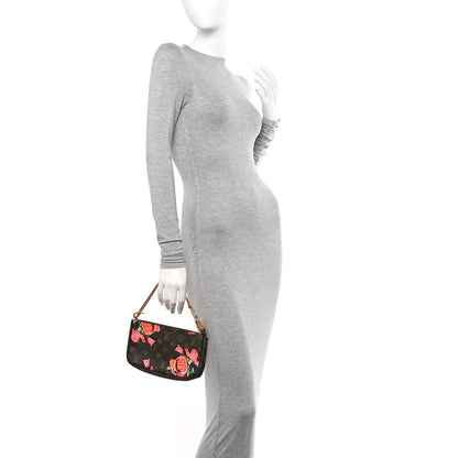Louis Vuitton Monogram Roses Pochette Accessories 2 of 11