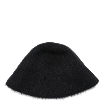 Louis Vuitton Mohair Wool LV Fluffy Hat Black 3 of 5