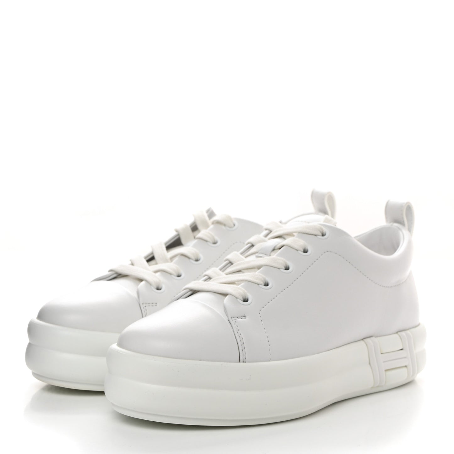 Calfskin Womens Happy Sneakers 36.5 White