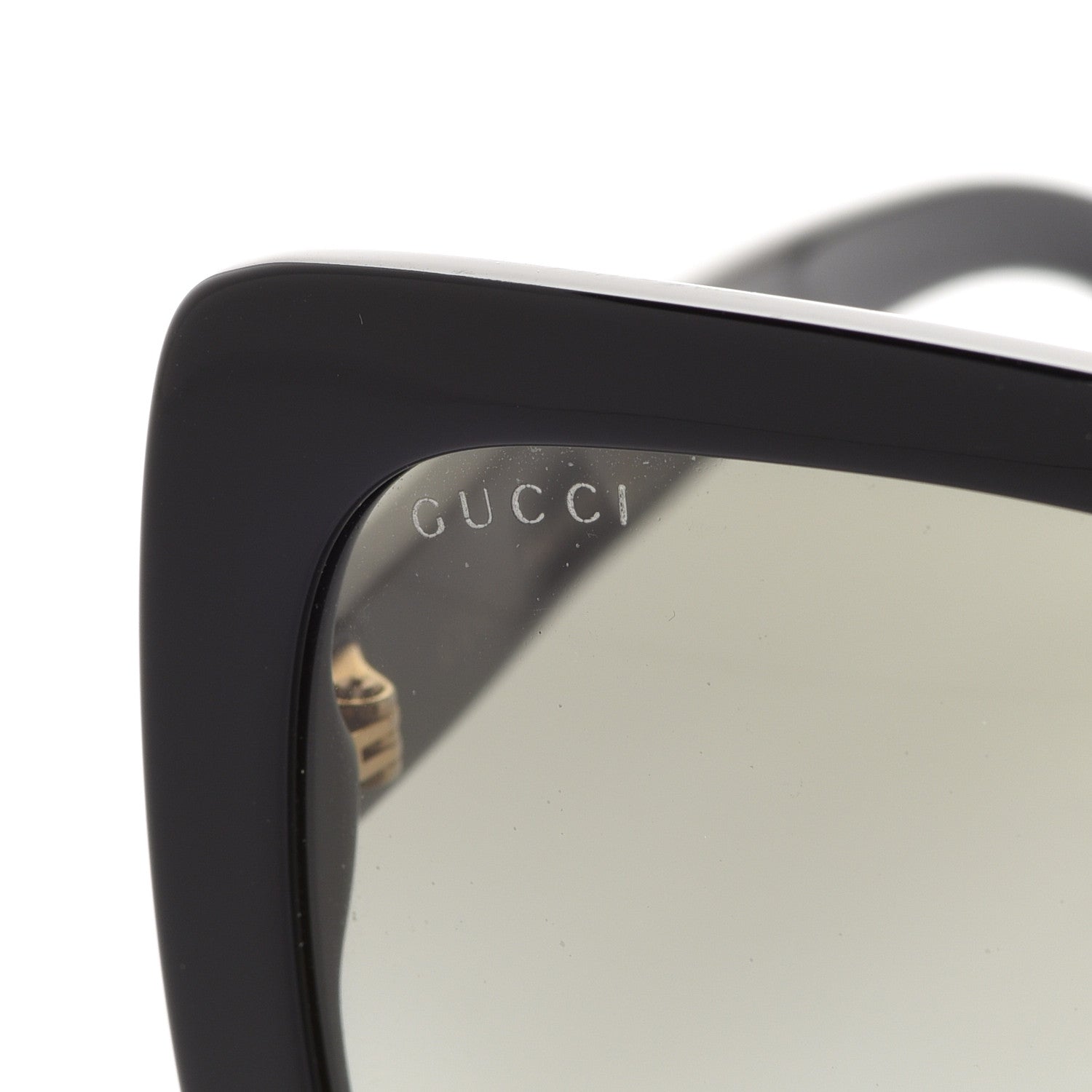 Gucci Crystal Square Frame GG Sunglasses GG0418S Black 7 of 8