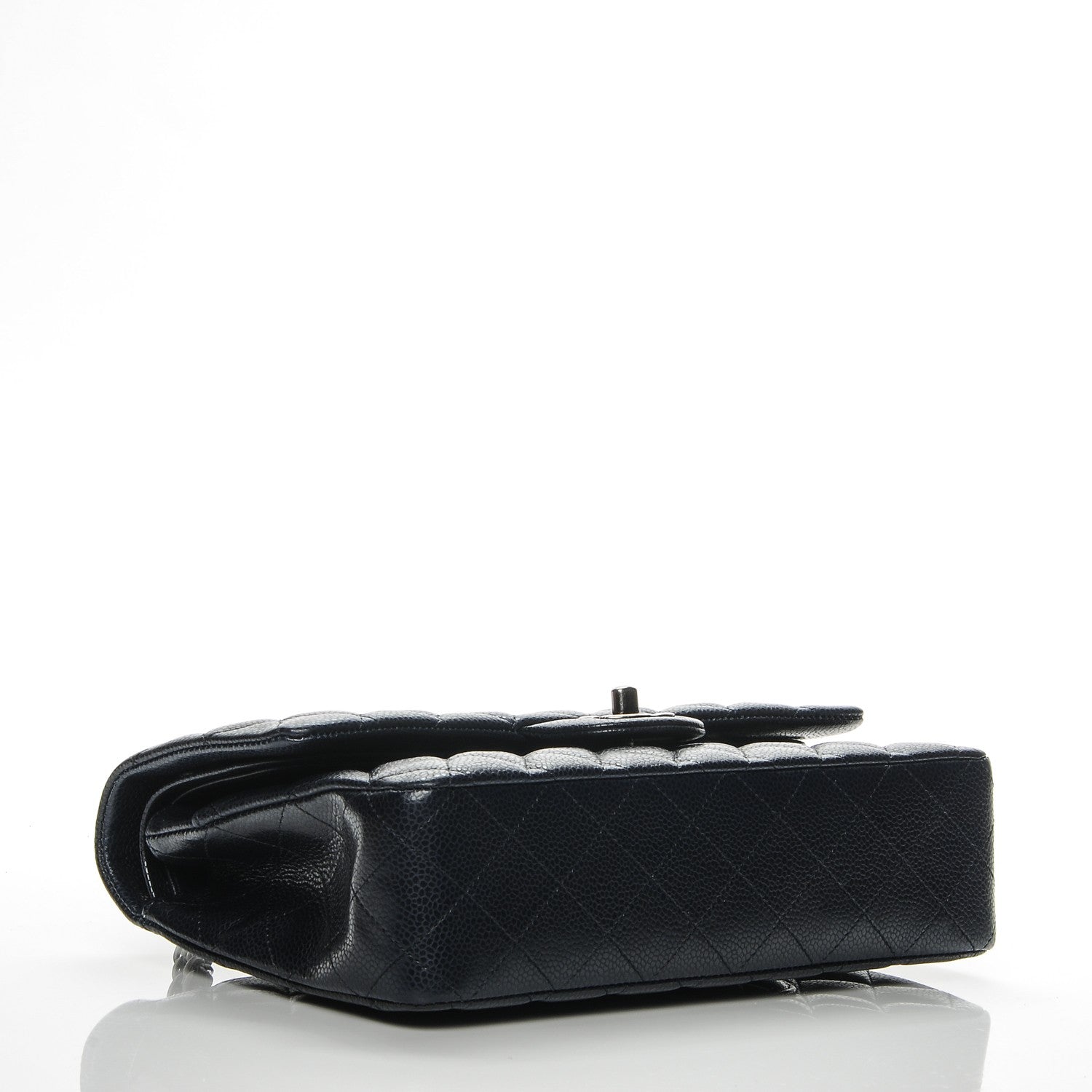 Chanel Caviar Quilted Medium Double Flap Navy 4 of 7