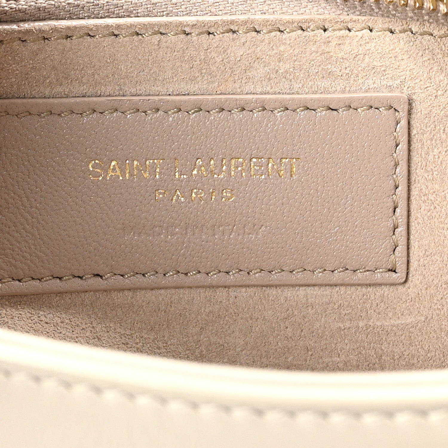 Saint Laurent Smooth Calfskin Le 5 A 7 Hobo Crema Soft 6 of 11