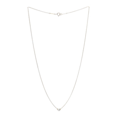 Tiffany 18K Yellow Gold Diamond .05ct Elsa Peretti Diamonds by the Yard Pendant Necklace 3 of 6