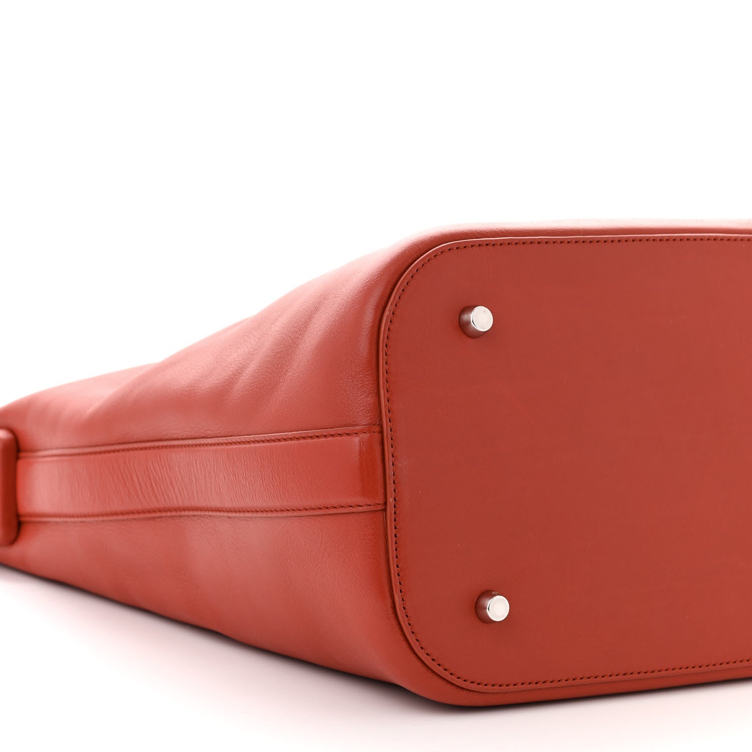 Bottega Veneta Smooth Butter Calfskin Large Hobo Rust 9 of 11
