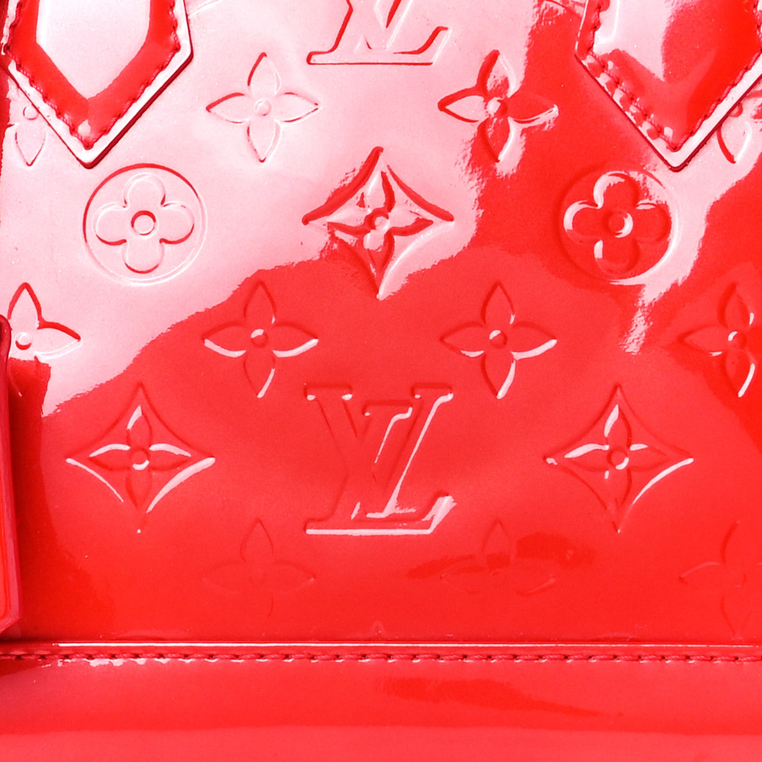 Louis Vuitton Vernis Alma BB Rose Litchi 8 of 12