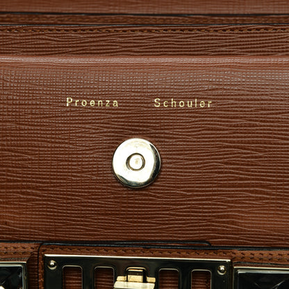 Proenza Schouler Linosa Calfskin PS11 Classic Shoulder Bag Nice Tan 5 of 9