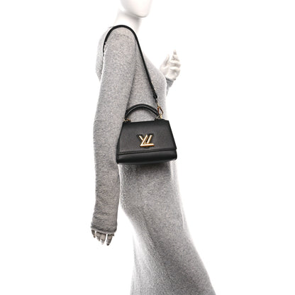 Louis Vuitton Taurillon Twist One Handle BB Black 2 of 11