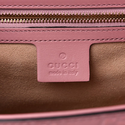 Gucci Guccissima Signature Medium Padlock Shoulder Bag Rose Baby Candy 6 of 10