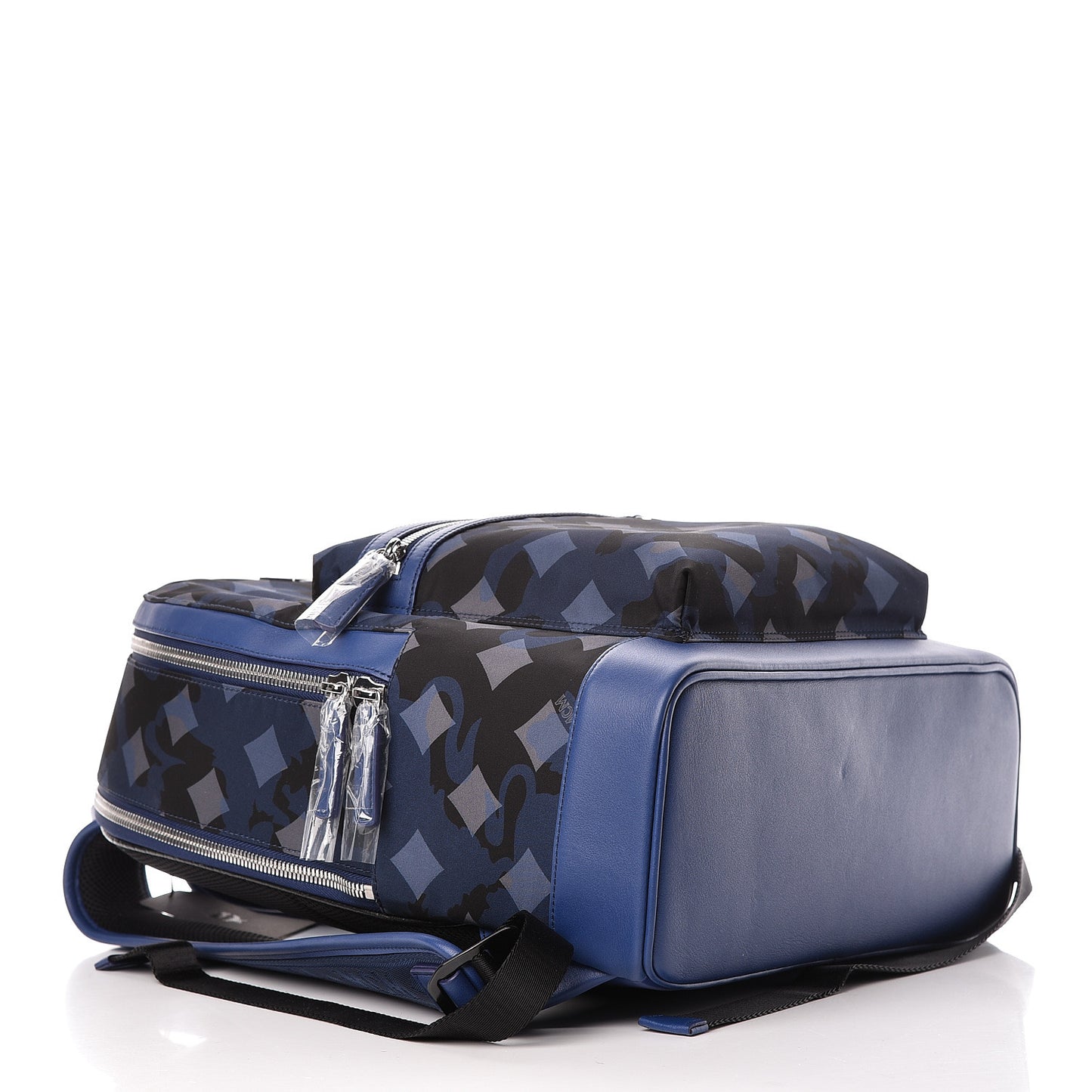 Nylon Camo Dieter Medium Backpack Estate Blue