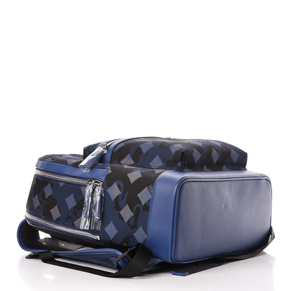 MCM Nylon Camo Dieter Medium Backpack Estate Blue 4 of 12
