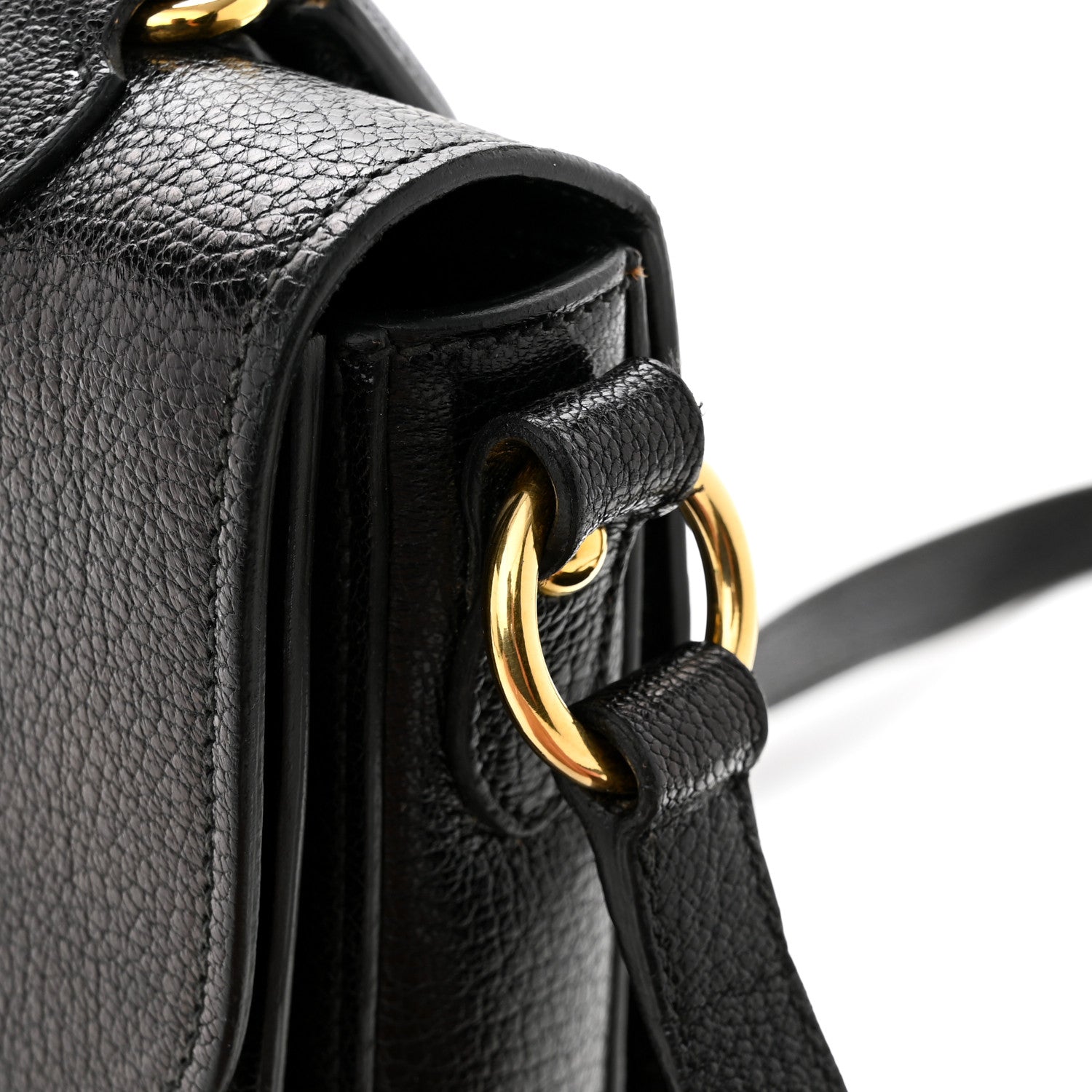 Miu Miu Goatskin Madras Small Crossbody Bag Black 11 of 11