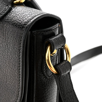 Miu Miu Goatskin Madras Small Crossbody Bag Black 11 of 11