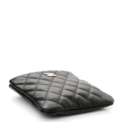 Chanel Lambskin Quilted Crossbody Bag Black 4 of 11
