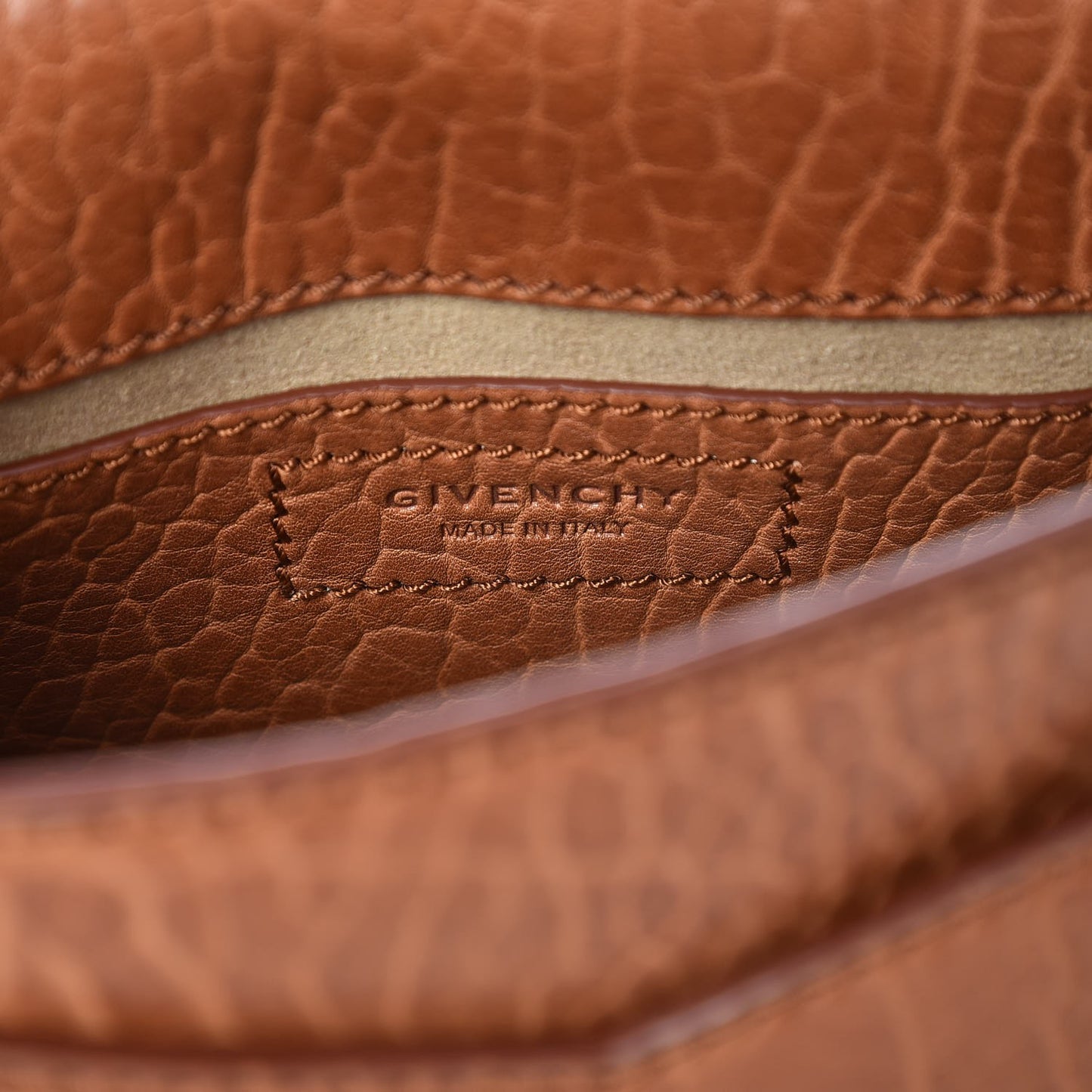 Bullhide Calfskin Mini Infinity Saddle Bag Cognac