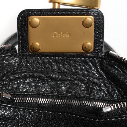 Chloe Leather Medium Paddington Satchel Black 6 of 8