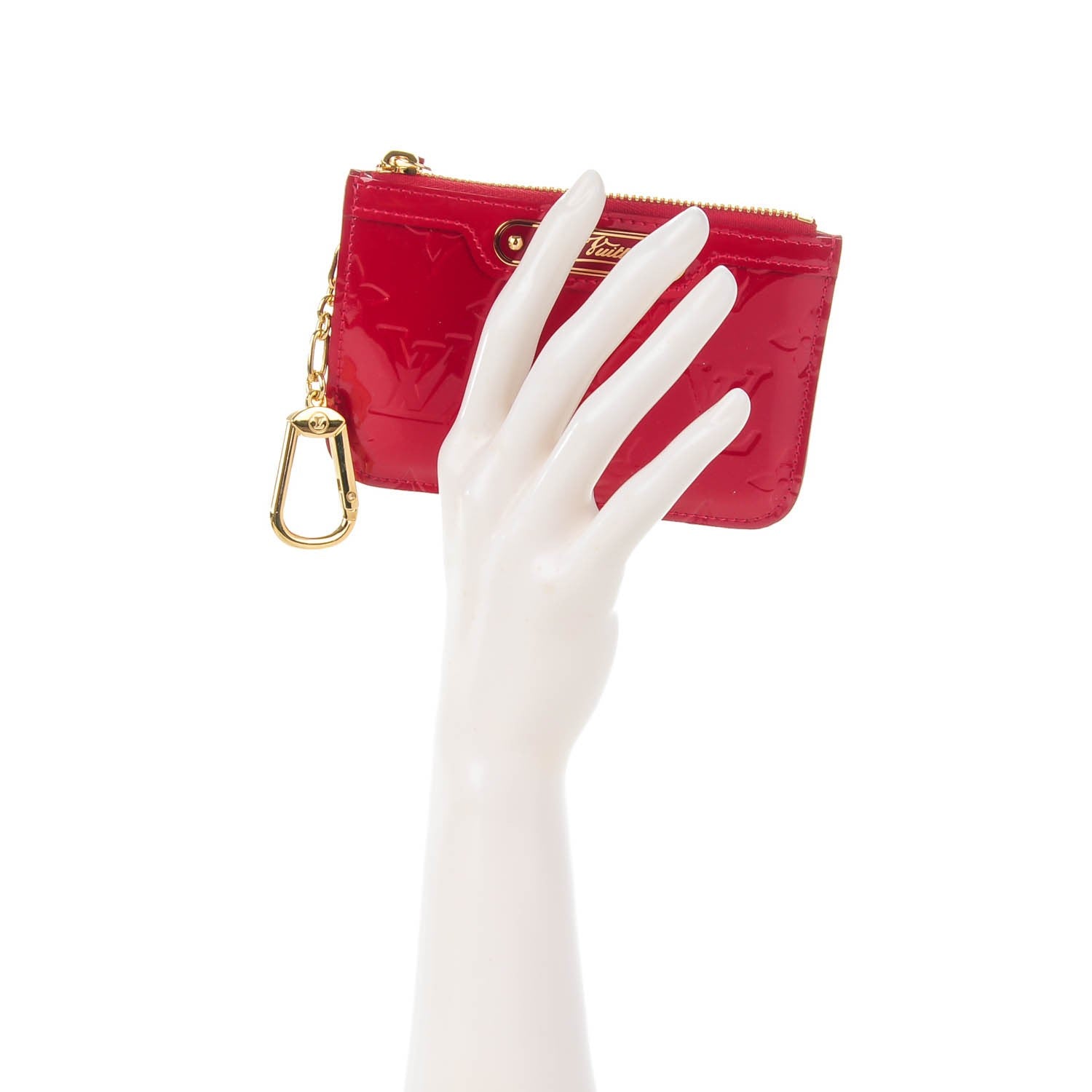 Louis Vuitton Vernis Key Pouch Pomme D'Amour 2 of 7