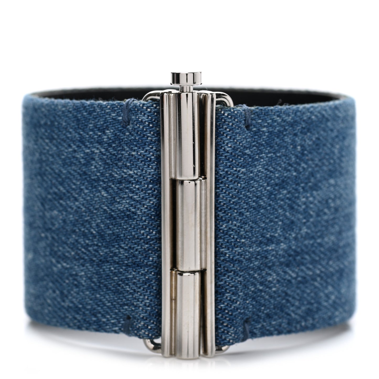 Denim Crystal CC Cuff Multicolor Blue