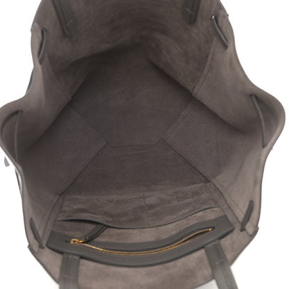 Celine Soft Grained Calfskin Small Belt Cabas Phantom Grey 5 of 10