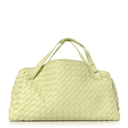 Bottega Veneta Nappa Intrecciato Tuck Lemon Washed 1 of 8